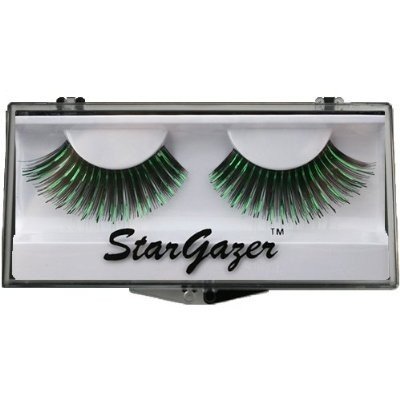 Stargazer Reusable False Eyelashes Black & Green Foil 6 