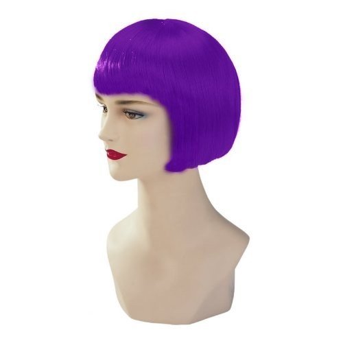 Violet Stargazer Adjustable Bob Style Fashion Wig