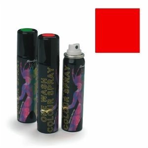 Stargazer Red (UV Reactive) One Wash Colour Hair Spray 75m