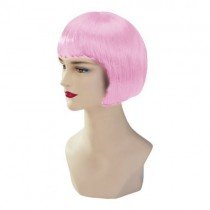 Baby Pink Stargazer Adjustable Bob Style Fashion Wig