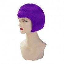 Violet Stargazer Adjustable Bob Style Fashion Wig