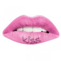 Pink Kiss Print Temporary Lip Tattoo